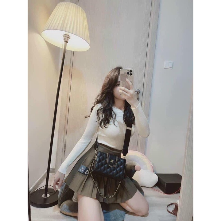 Túi xách nữ đeo chéo dây bản to thổ cẩm nắp Di.o.r phong cách vintage hót 2022