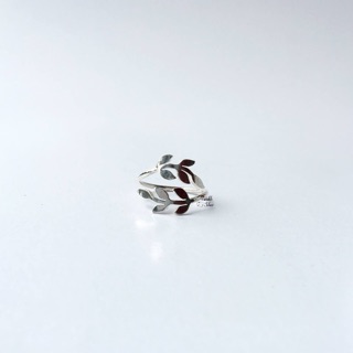  Nhẫn bạc hình lá Olive Olive Leaf Ring