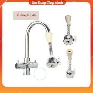 Đầu Nối Vòi Nước Tăng Áp Lực Nước Xoay 360 Độ Tiện Lợi