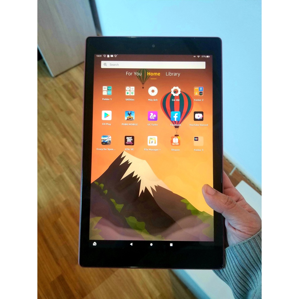 Máy tính bảng kindle Fire HD 10  (Fire HD10 9th), 10inch FullHD,32GB, Ram 2GB USB-C | BigBuy360 - bigbuy360.vn