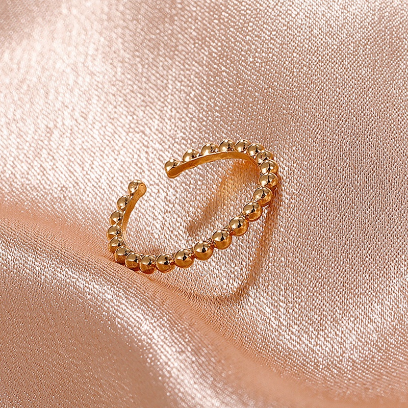 Nhẫn Hợp Kim Mạ Vàng 14K Kiểu Dáng Thời Trang Cho Nữ