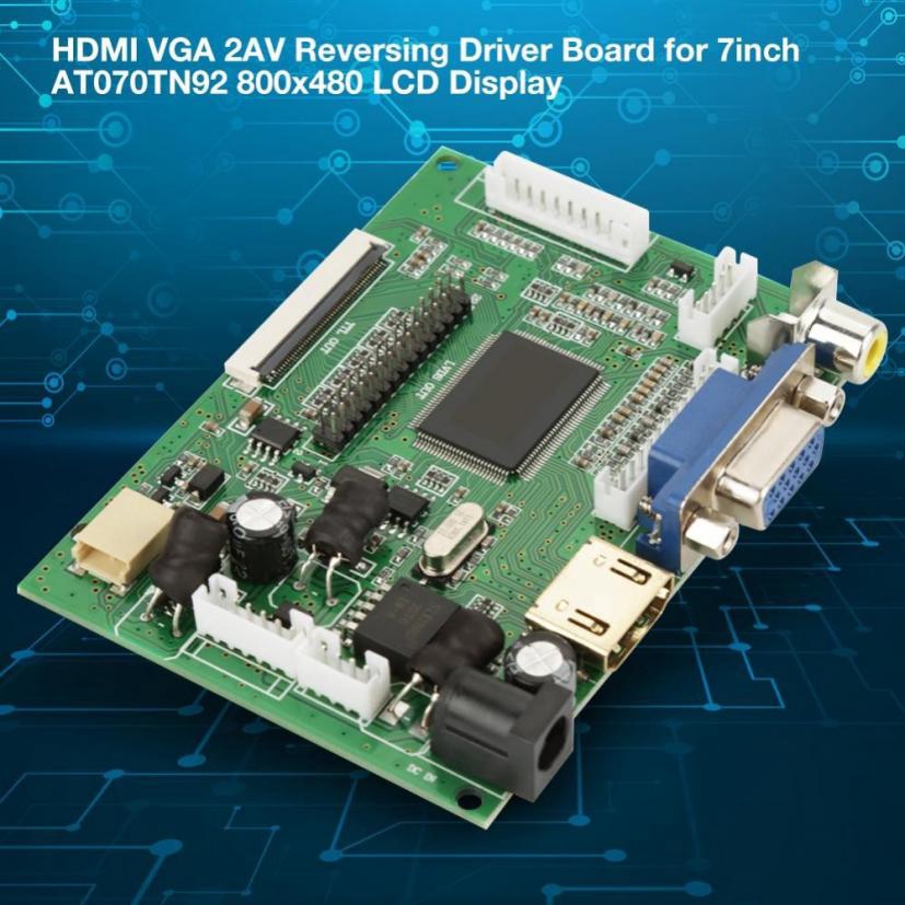 Bảng mạch chuyển hồi HDMI VGA 2AV cho màn hình LCD 7inch AT070TN92 800x480