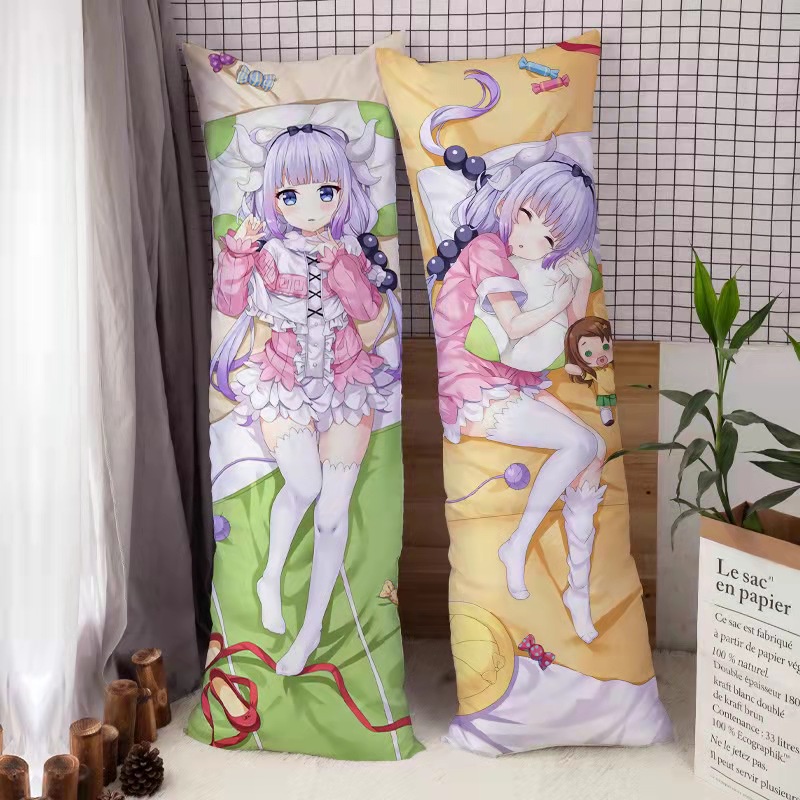 Vỏ Gối In Hình Anime Kobayashi-san Chi No Maid Dragon Dakimakura