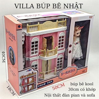 [MẪU HOT] Villa, biệt thự công chúa búp bê nhiều mẫu cho bé gái
