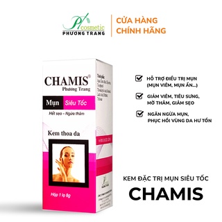Kem giảm mụn siêu tốc, mờ thâm sẹo CHAMIS