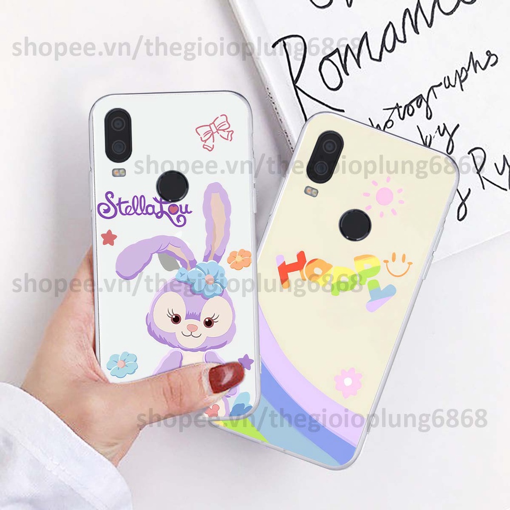 Ốp Vsmart Active 1 / Active 1 Plus / Active 1+ in hình cầu vồng happy smile thỏ cute siêu xinh siêu đáng yêu