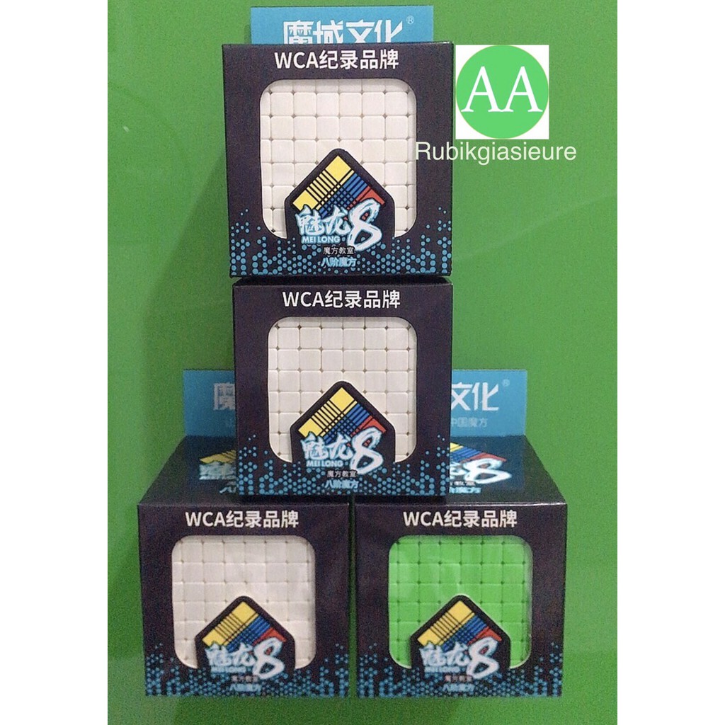Rubik Khối Lập Phương Ma thuật 8x8 MOYU MEILONG Màu Dạ Quang-Rubik 8x8 Cube MOYU MEILONG Stickerless