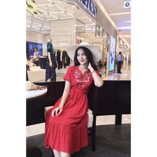 Đầm maxi thêu Giá 190k