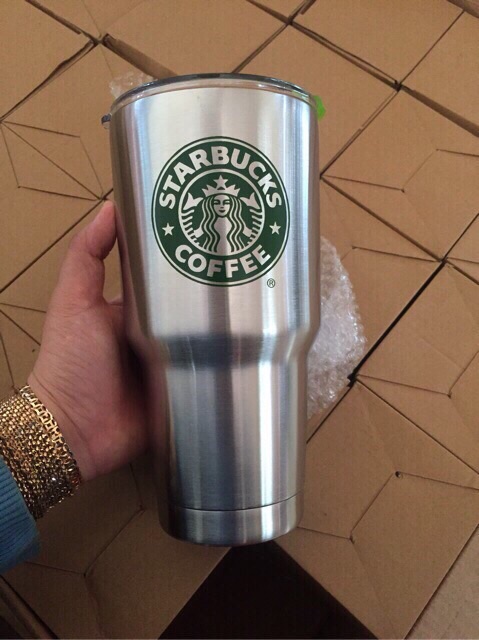 LY GIỮ NHIỆT STARBUCKS COFEE THÁI LAN 900ML/ Cốc giữ nhiệt CỰC XỊN STARBUCKS INOX FULL BOX Túi Đựng, Ống Hút, Cọ rửa