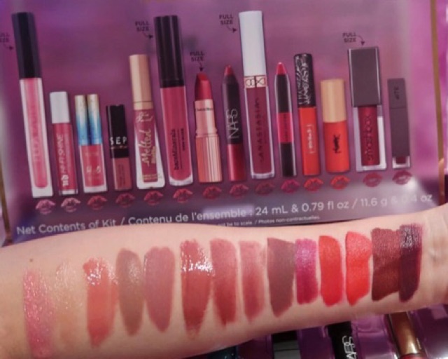 Tách set son Give Me More Lips của Sephora 2018