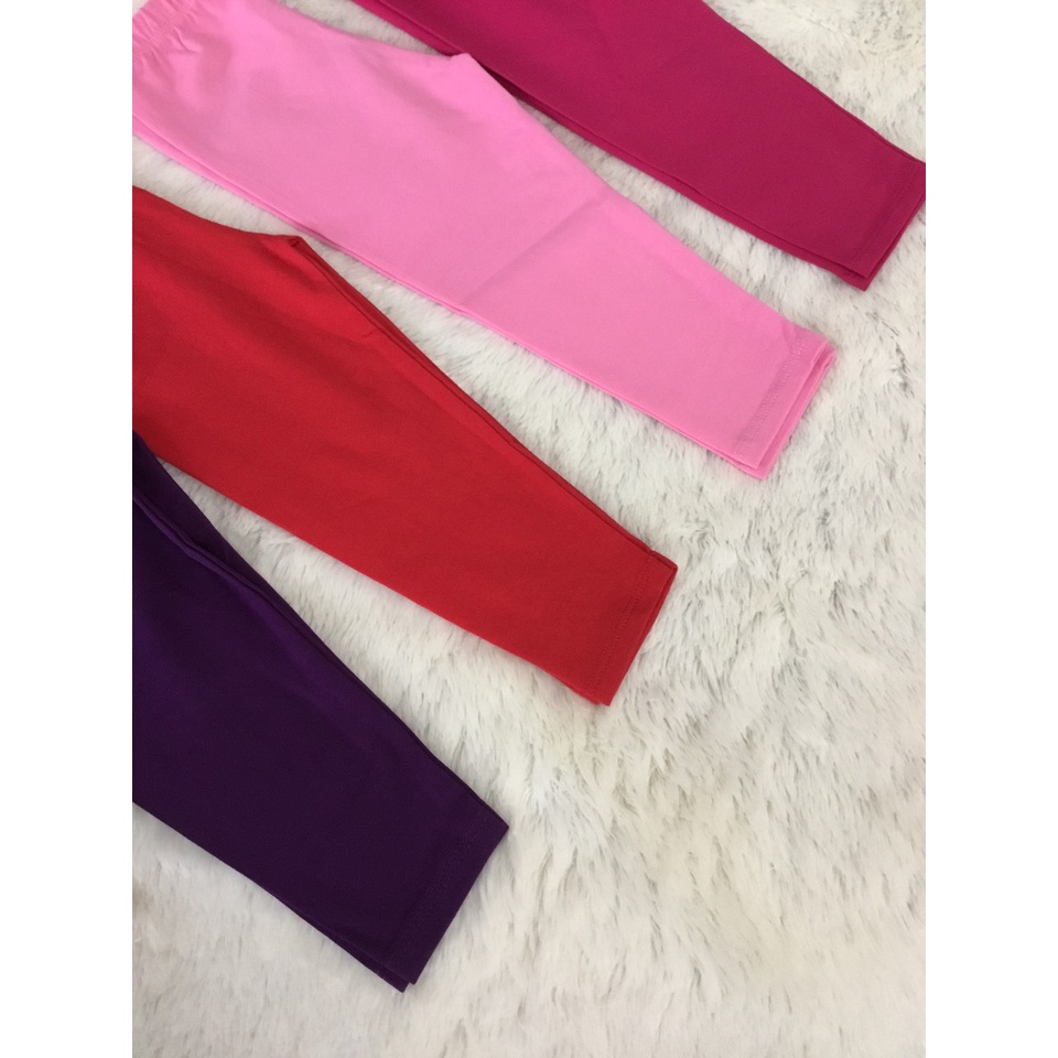 Quần Legging trơn  cho bé dưới 24 kg