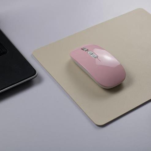 Tấm lót chuột da PU chống nước chống xước lướt êm trên từng ngón tay cho máy tính bàn laptop