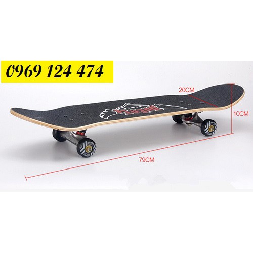 Ván Trượt Người Lớn Giá Rẻ - Ván Trượt Skateboard 1213 - In Hình Phong Cách