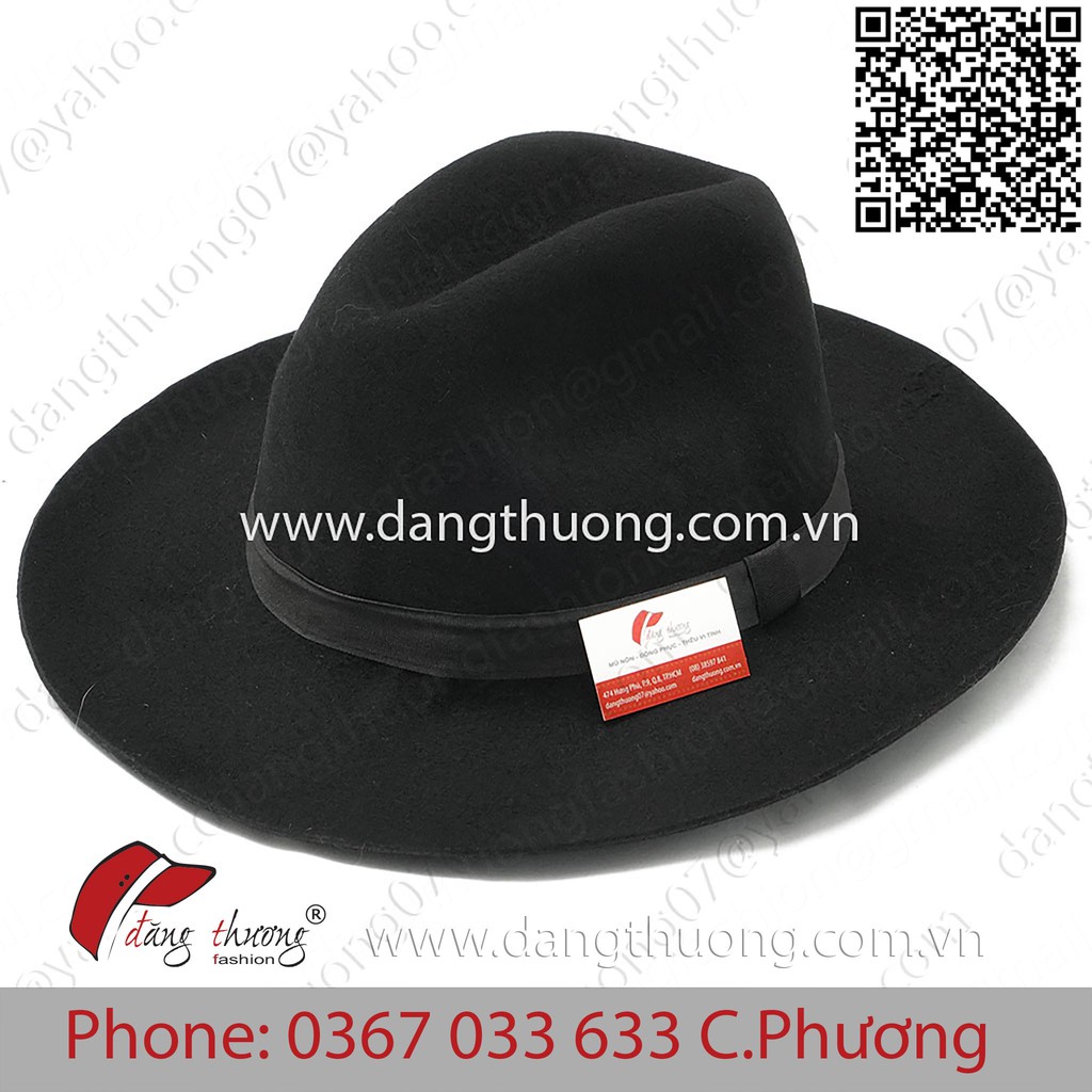 [HÀNG CÓ SẴN] [SHIP HỎA TỐC] Mũ nón phớt fedora chất liệu nỉ/ dạ THẬT 100%, vành nhỏ/ trung/ lớn