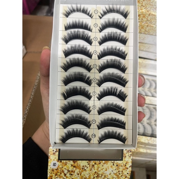 Lông Mi Giả tự nhiên giá rẻ - Lông mi giả make up tiệc , mi mềm, không cộm Trang Eyelash