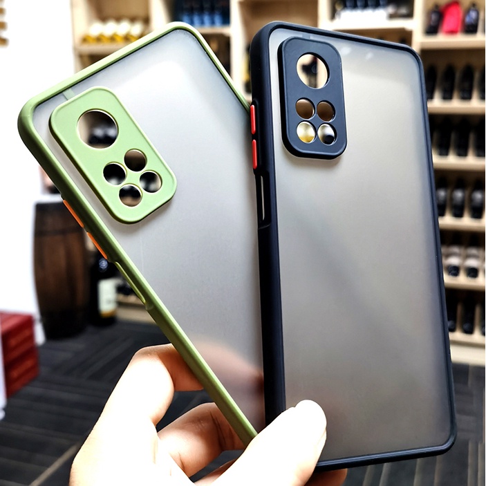 Ốp Điện Thoại Trong Mờ Chống Sốc Bảo Vệ Camera Cho Xiaomi POCO M4 Pro 4G X4 5G X3 NFC