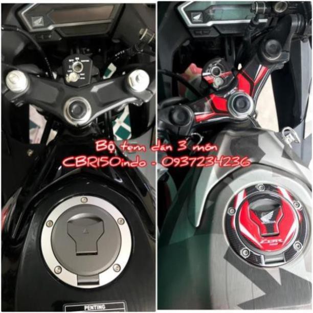 Bộ tem dán 3 món CBR150 - tem dán CBR150