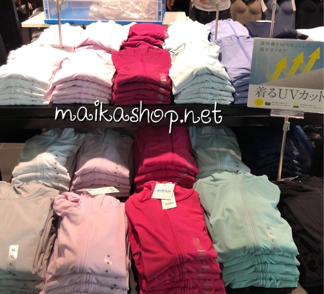 Áo chống nắng Uniqlo chất Airism làm mát 2019 bill Nhật 18.7.2019 | BigBuy360 - bigbuy360.vn