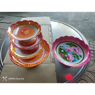 Dĩa trái cây đĩa thờ cúng - Dĩa nhựa Melamine nhiều size