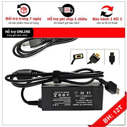 [BH12TH] [- Sạc cho Laptop Lenovo ThinkPad E470 E475 3.25A 65W chân chữ nhật dạng USB
