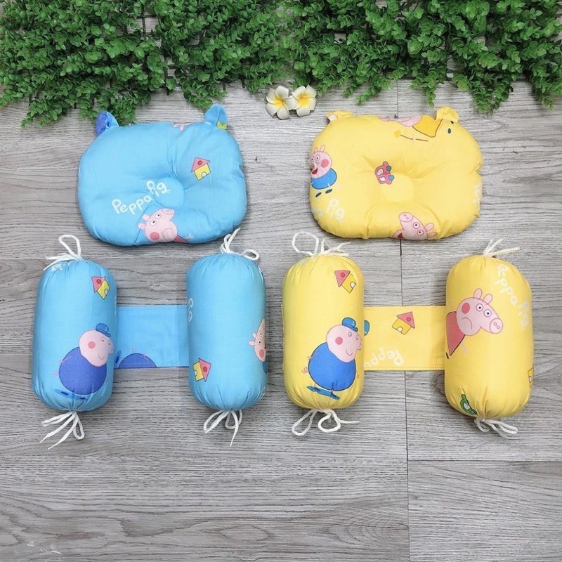 bộ gối chặn gối ôm cho bé