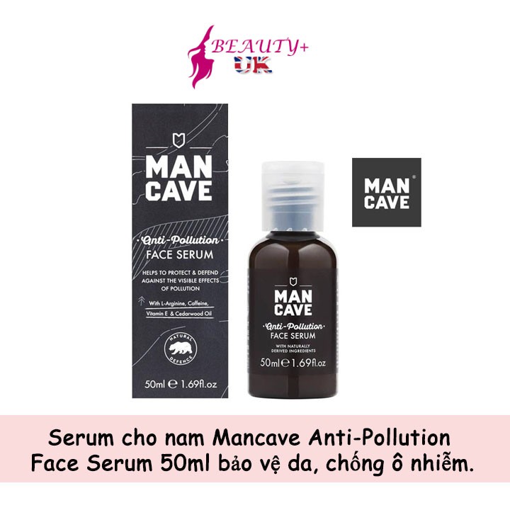 Serum cho nam Mancave Anti-Pollution Face Serum 50ml bảo vệ da, chống ô nhiễm