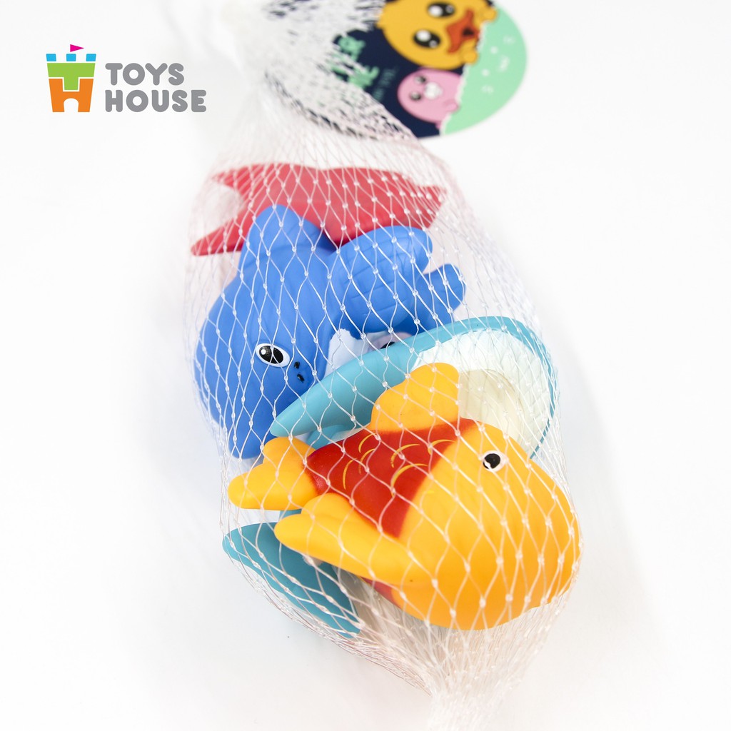 Đồ chơi nhà tắm cho bé-set 4 món hình quả bóng vô cùng dễ thương Toys House, hàng chính hãng