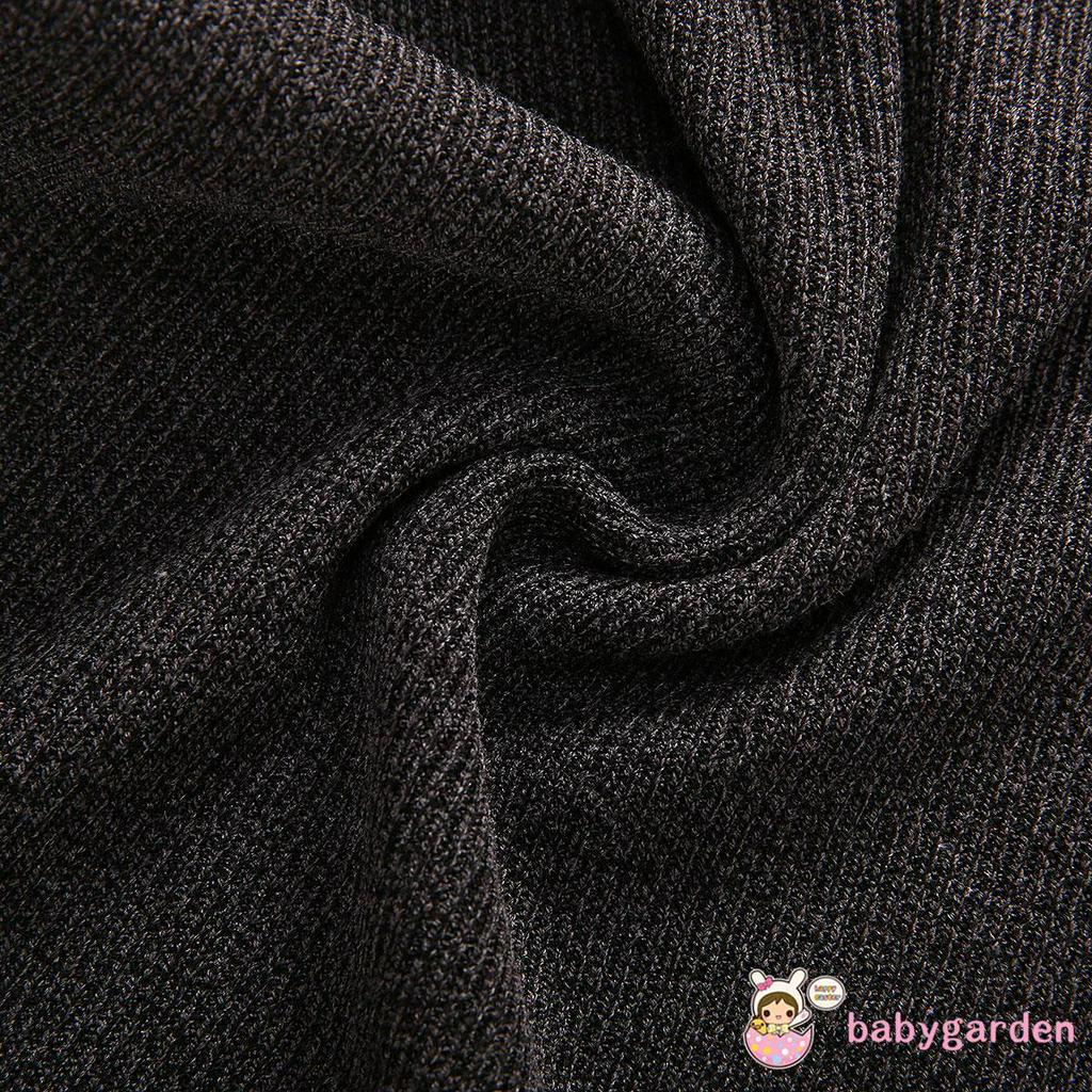 Đầm Len Dài Tay Cổ Cao Màu Trơn Dành Cho Bé Gái