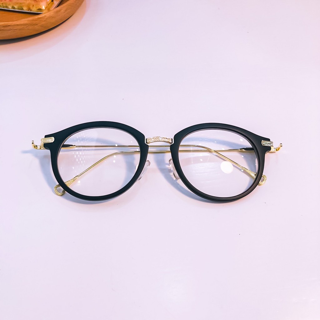 MẮT KÍNH GỌNG CẬN FORM TRÒN KIM LOẠI CHÂN GỌNG TAM GIÁC 558 SIÊU ĐẸP | BigBuy360 - bigbuy360.vn