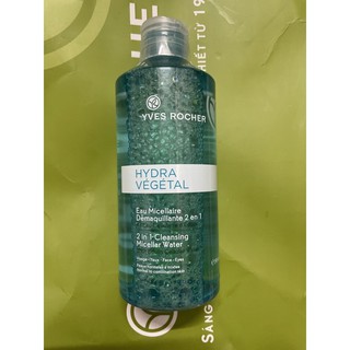 DATE 2023 Micellar 2 in 1 Hydra Yves Rocher Tẩy trang và cân bằng 390ml