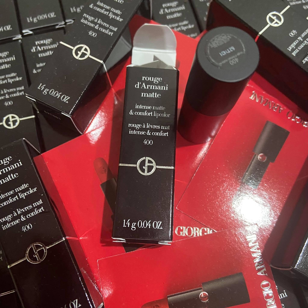 Son lì Giorgio Armani Rouge d’ Armani Matte màu 400 1.4g (Fulbox)