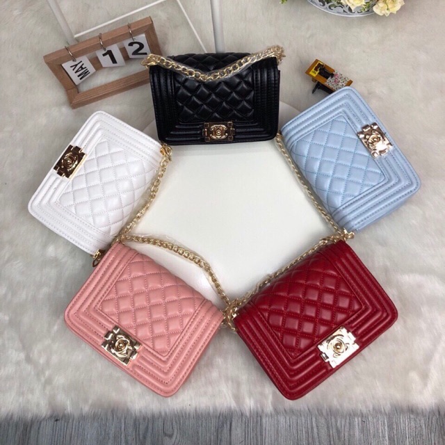 Túi Chữ X khoá vàng