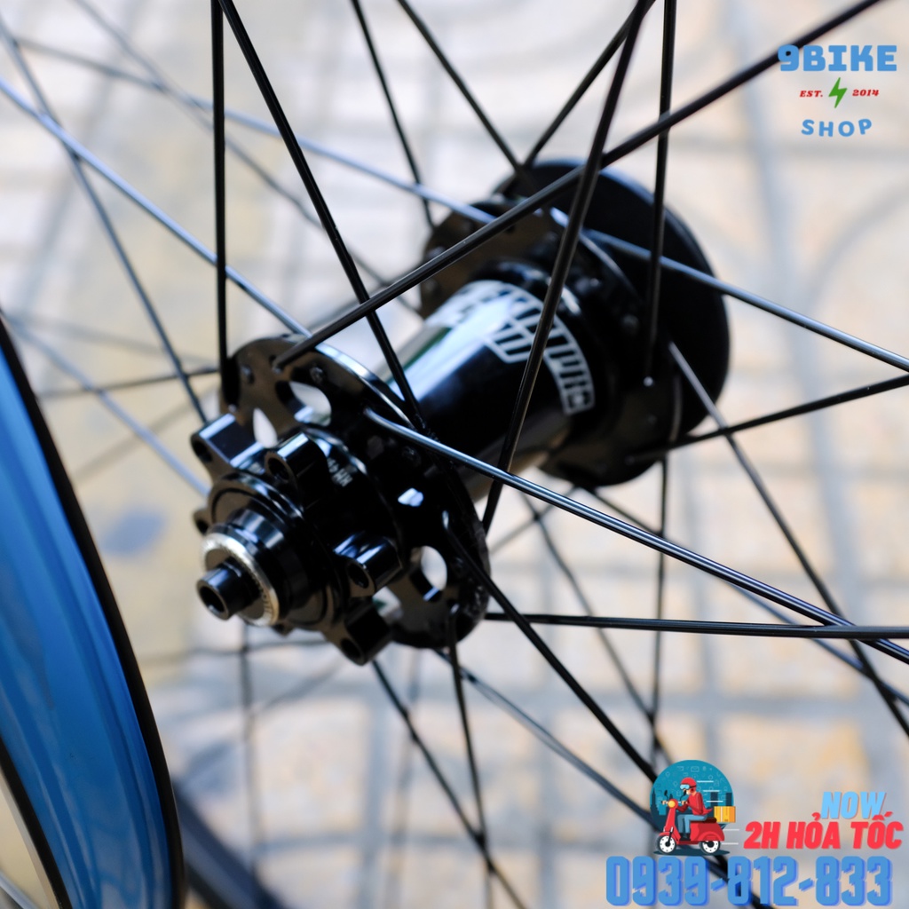 Cặp bánh xe đạp thể thao bạc đạn Koozer XP1750 32 căm tubeless màu đen 27.5 inch