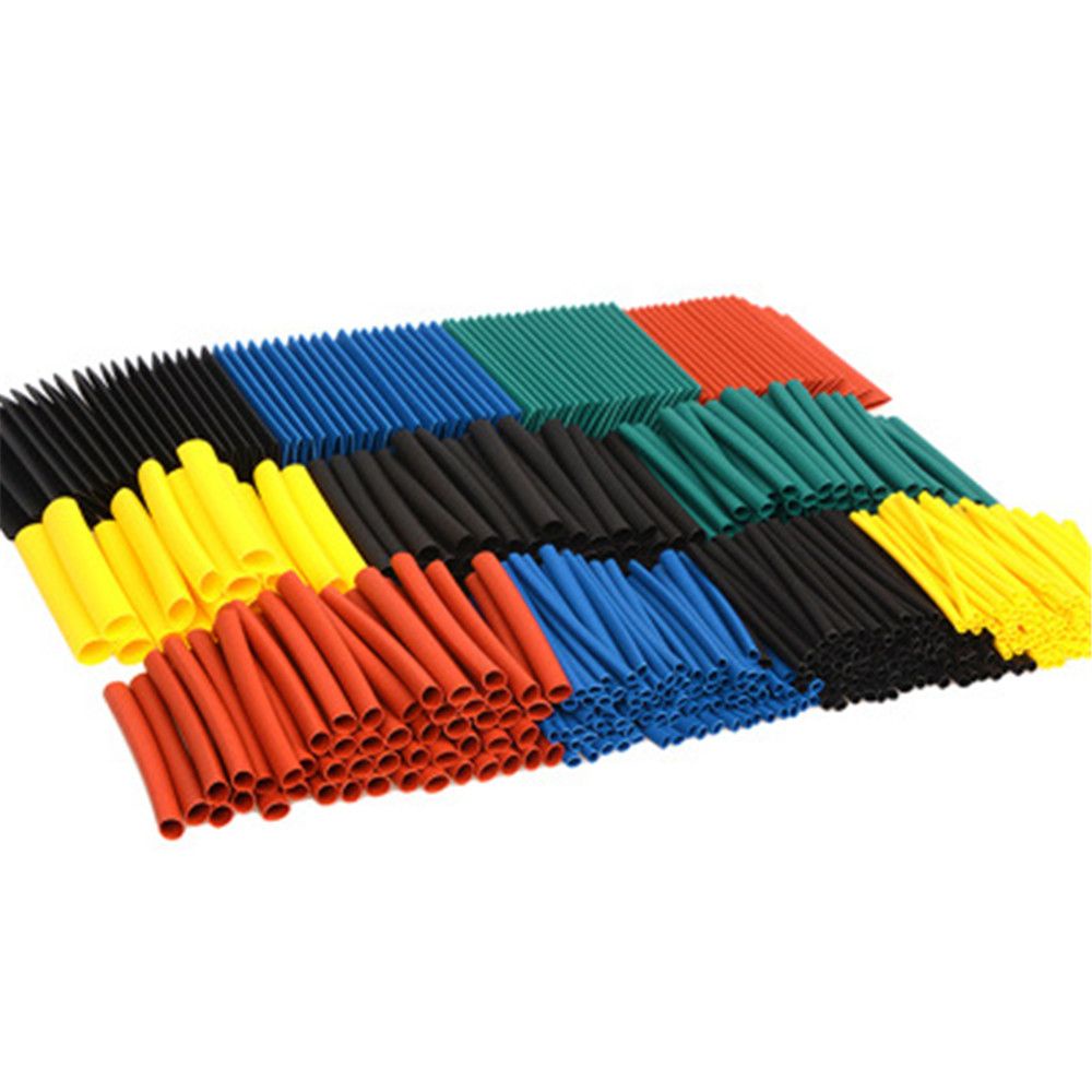 Set 530 Ống Co Nhiệt Nhiều Kích Thước Nhiều Màu Sắc Kèm Hộp Đựng Polyolefin 2: 1