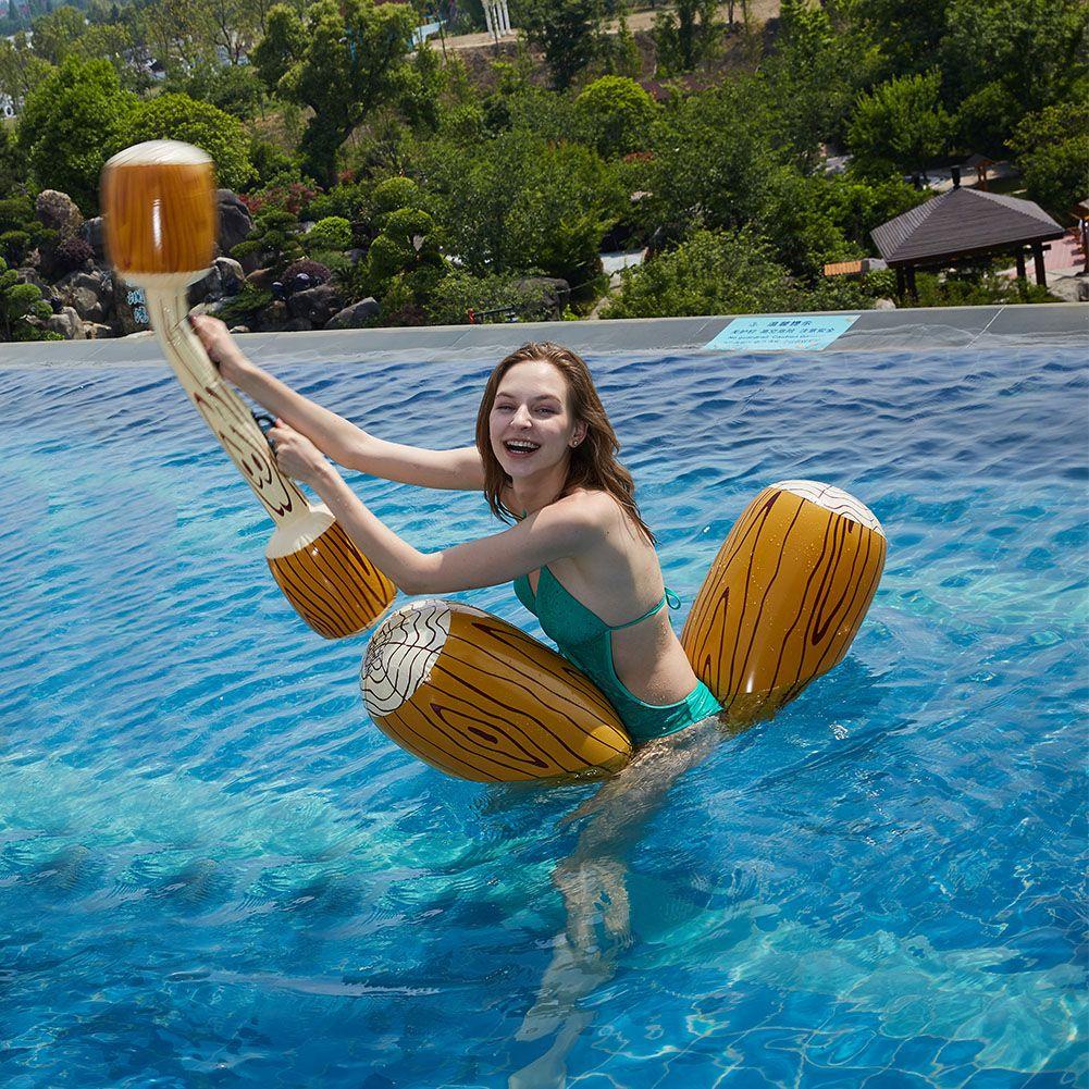 SUSANS Set 4 Phao Bơi Bơm Hơi Bằng PVC Dành Cho Ba Mẹ Và Bé