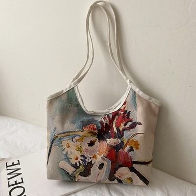 túi vải xinh yêu đeo vai họa tiết xinh đẹp 2021