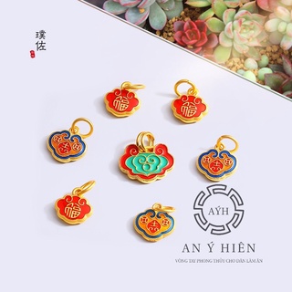 Charm Khóa tụ lộc vàng #C175 ( An Ý Hiên)