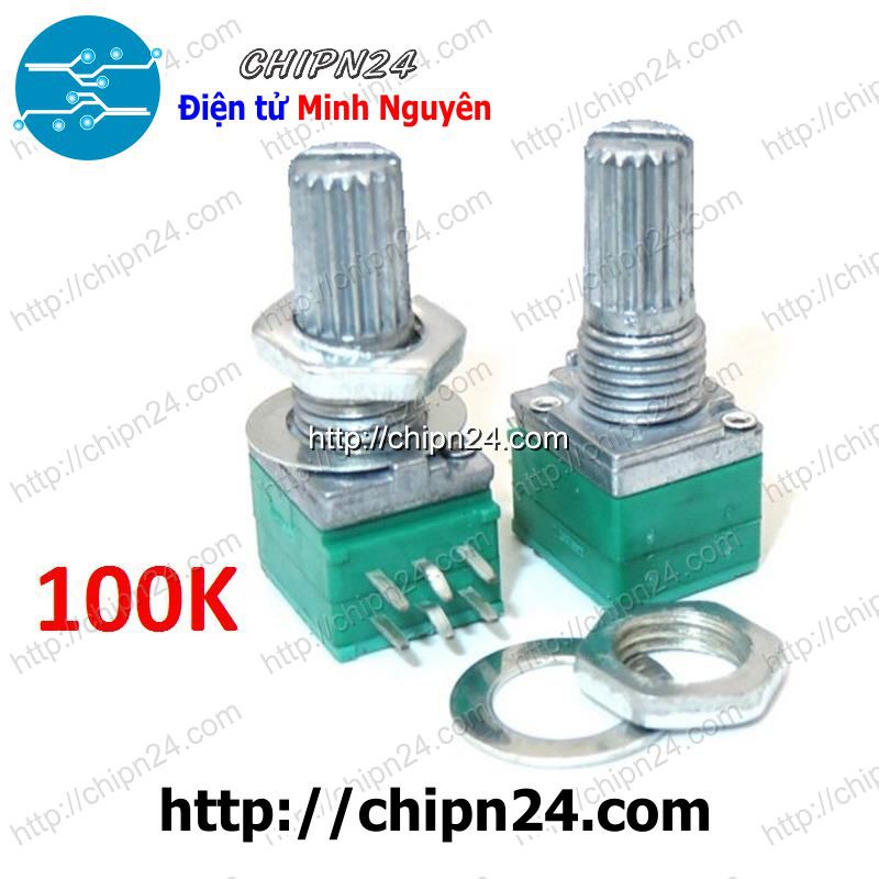 [2 CON] Biến trở RK097G 6 chân 100K