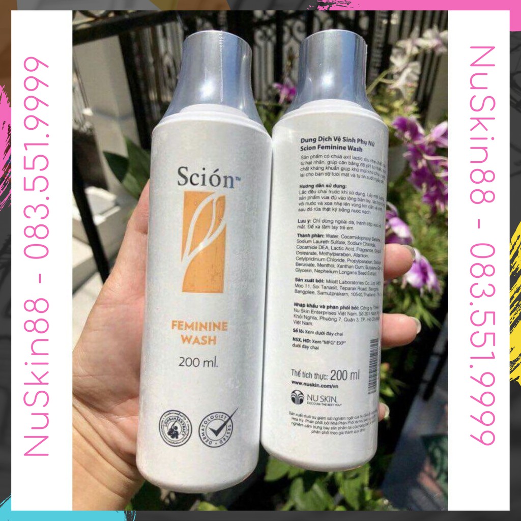 [ CHÍNH HÃNG 100% ] DUNG DỊCH VỆ SINH PHỤ NỮ SCION FEMININE WASH NUSKIN