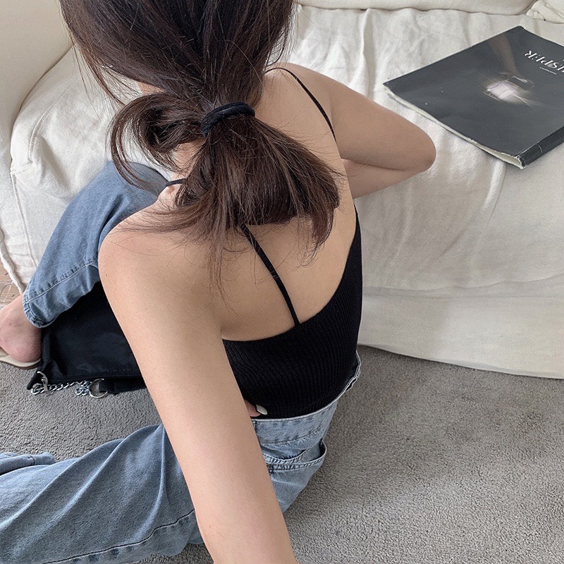 Áo yếm trơn bigsize ôm body sexy 2 màu trẻ trung năng động/ Áo crt nữ dễ phối đồ dáng ôm mặc tôn dáng_ranstore
