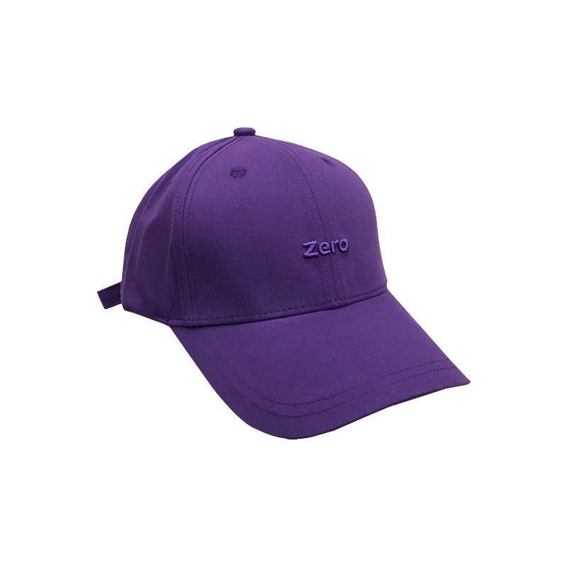 Mũ Lưỡi Trai Bóng Chày Thêu Chữ Ba Chiều Màu Tím Và Hoa Hồng Thời Trang Xuân Hè Cho Nữ