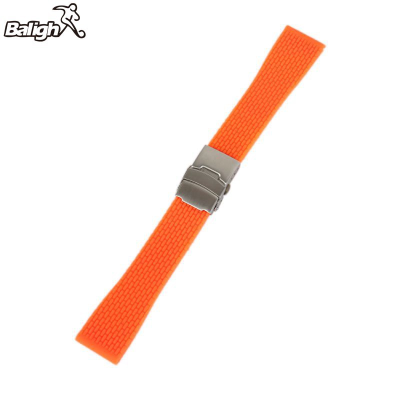 Dây Đeo Đồng Hồ Bằng Silicone Kích Thước 18Mm / 20Mm / 22Mm / 24Mm