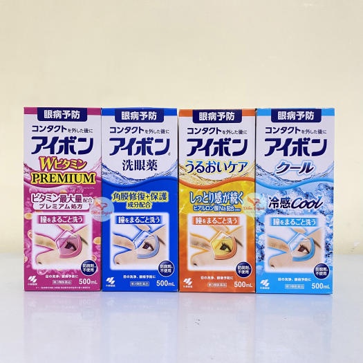 [Mô_Mô_Shop] [Hàng mới về] Nước rửa m.ắ.t Eyebon W Vitamin Nhật Bản Kobayashi 500ml