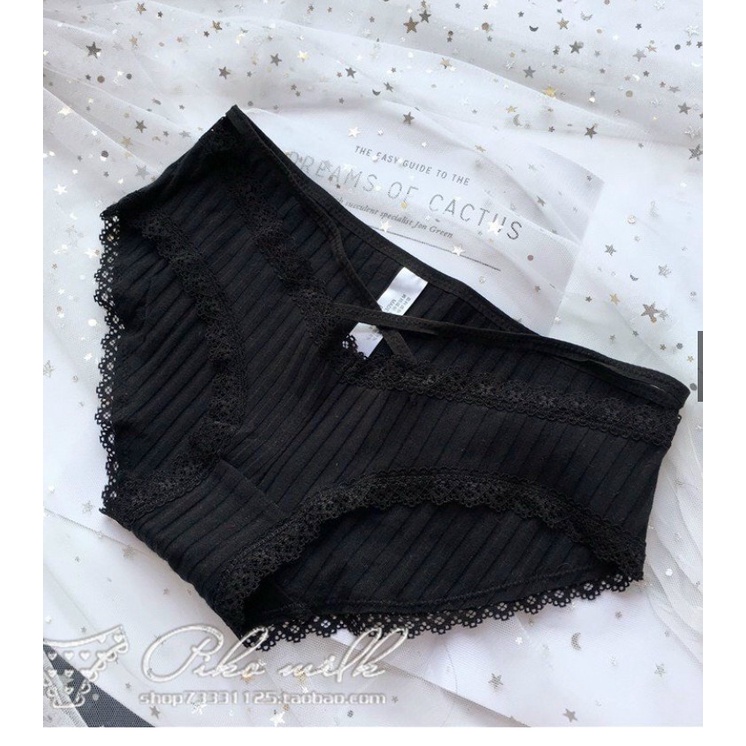 Quần Lót Bầu Cotton Viền Ren Đan Dây Chéo Chất Tăm Mềm Mịn Cao Cấp- Sexy Quyến Rũ ( mặc cả bầu và sau sinh)