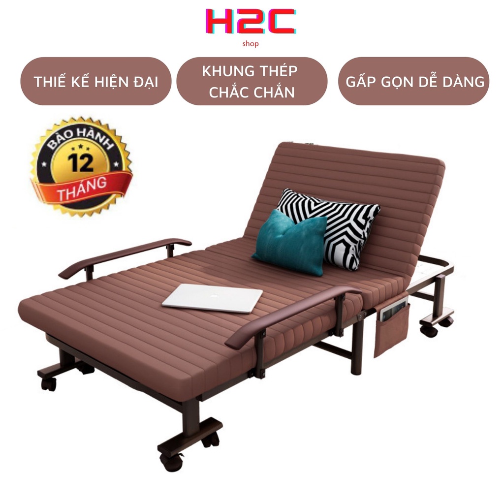 Giường gấp văn phòng siêu cao cấp thiết kế thông minh gấp gọn tiện lợi tải trọng lớn