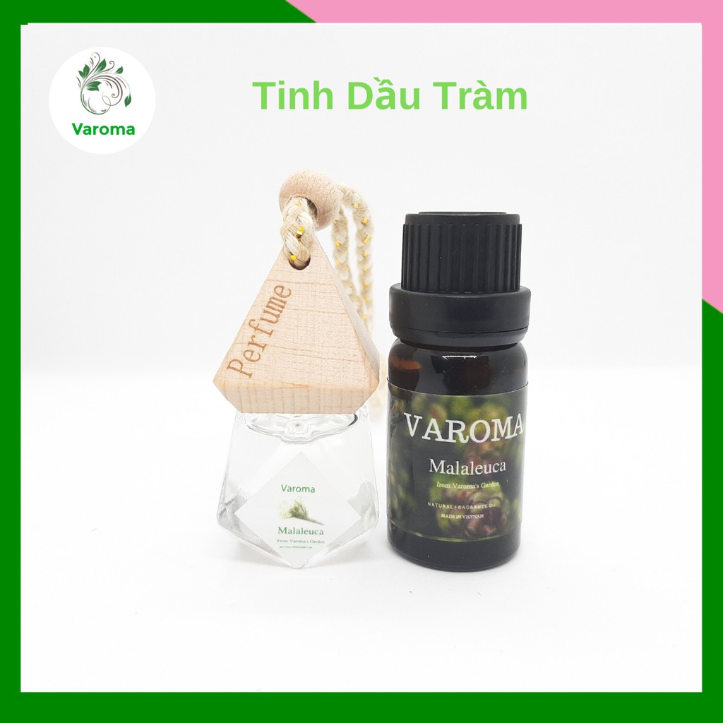 Tinh dầu Tràm Trà Varoma thiên nhiên nguyên chất trị mụn sáng da mờ vết thâm giảm nhờn xua đuổi côn trùng