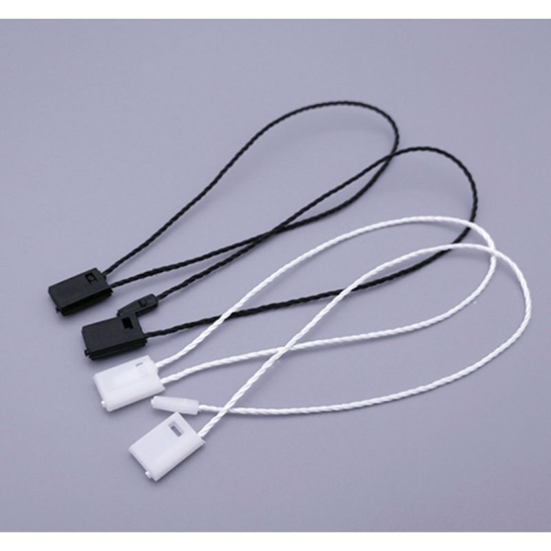 Dây dù gắn tag mác - túi 1000 dây,2 màu đen và trắng,kích thước 10cm
