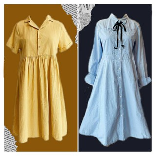 [IB trước khi mua] ĐẦM VINTAGE line xô đũi thời trang nữ phong cách Hàn Quốc dễ thương thanh lịch
