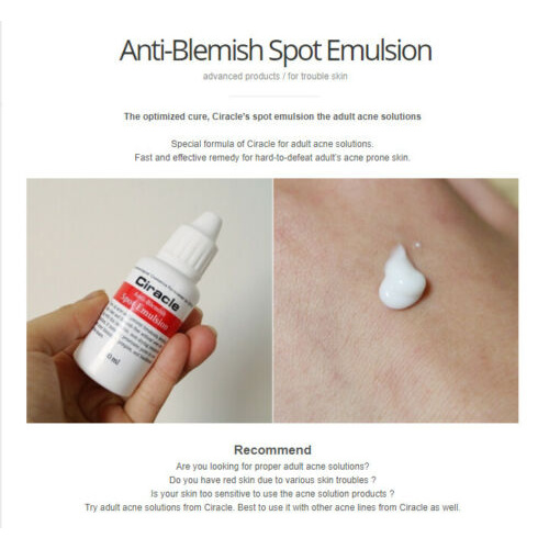 (Hàng Mới Về) Kem Làm Mờ Vết Thâm 30ml Chất Lượng Cao / [Ciracle] Anti Blemish Spot Emulsion 30ml