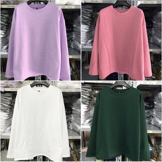 Áo Thun Basic Tay Dài Trơn Unisex [Nhiều Màu